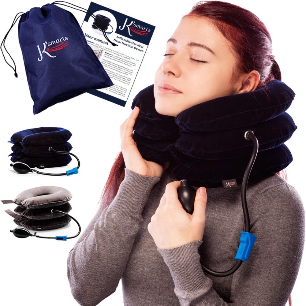 Pinched Nerve Neck Stretcher Cervical Traction‎ Device for Home Pain Treatment